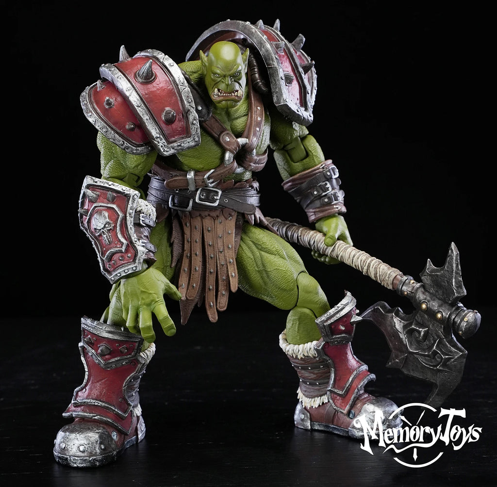 Memory Toys Kagas Adventurer World Third Bomb Orc Mercenary Captain 8" 20cm Action Figure Collectible Toys Doll Model