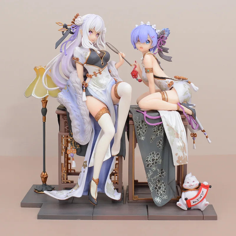 Re: leben In EINE Andere Welt Von Null Rem Emilia Chinoiserie Kleidung Figur Modell Sammlung Desktop Dekoration Ornament Geschenke