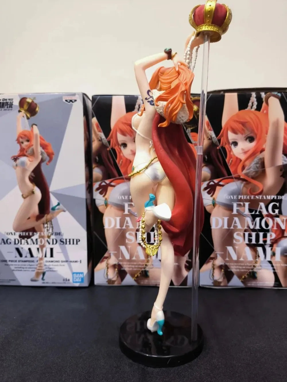 In Stock BANDAI Original Banpresto GLITTER GLAMOURS SPLASH STYLE ONE PIECE Nami Action Figures Model desktop Ornament Toys Gifts