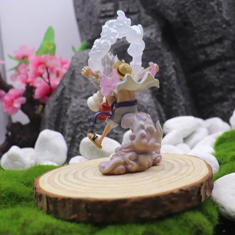 One Piece drei 3L Erstaunliche Nika Luffy Anime Actionfigur Spielzeug 12CM Autodekoration