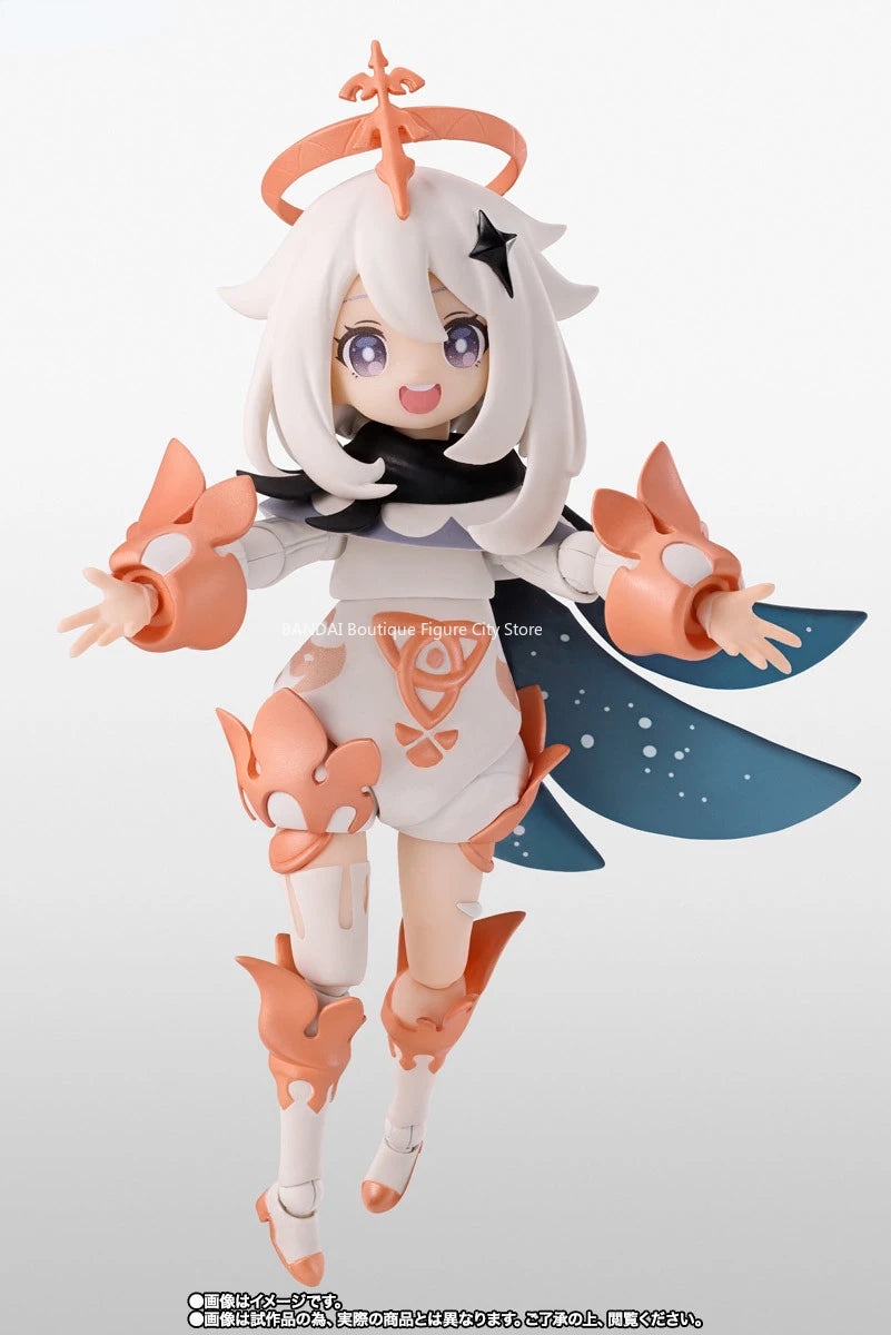 [Verfügbar] 100 % Original Bandai SHF Comprehensive Series Genshin Impact Paimon Actionfiguren Modell-Geschenkkollektion