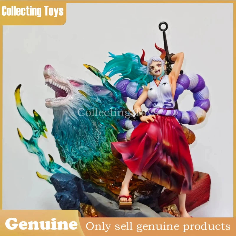 Genuine Original Bandai Megahouse One Piece Yamato Pvc Action Figure Doll Collection Model Toys For Girl Gift Collectible Statue