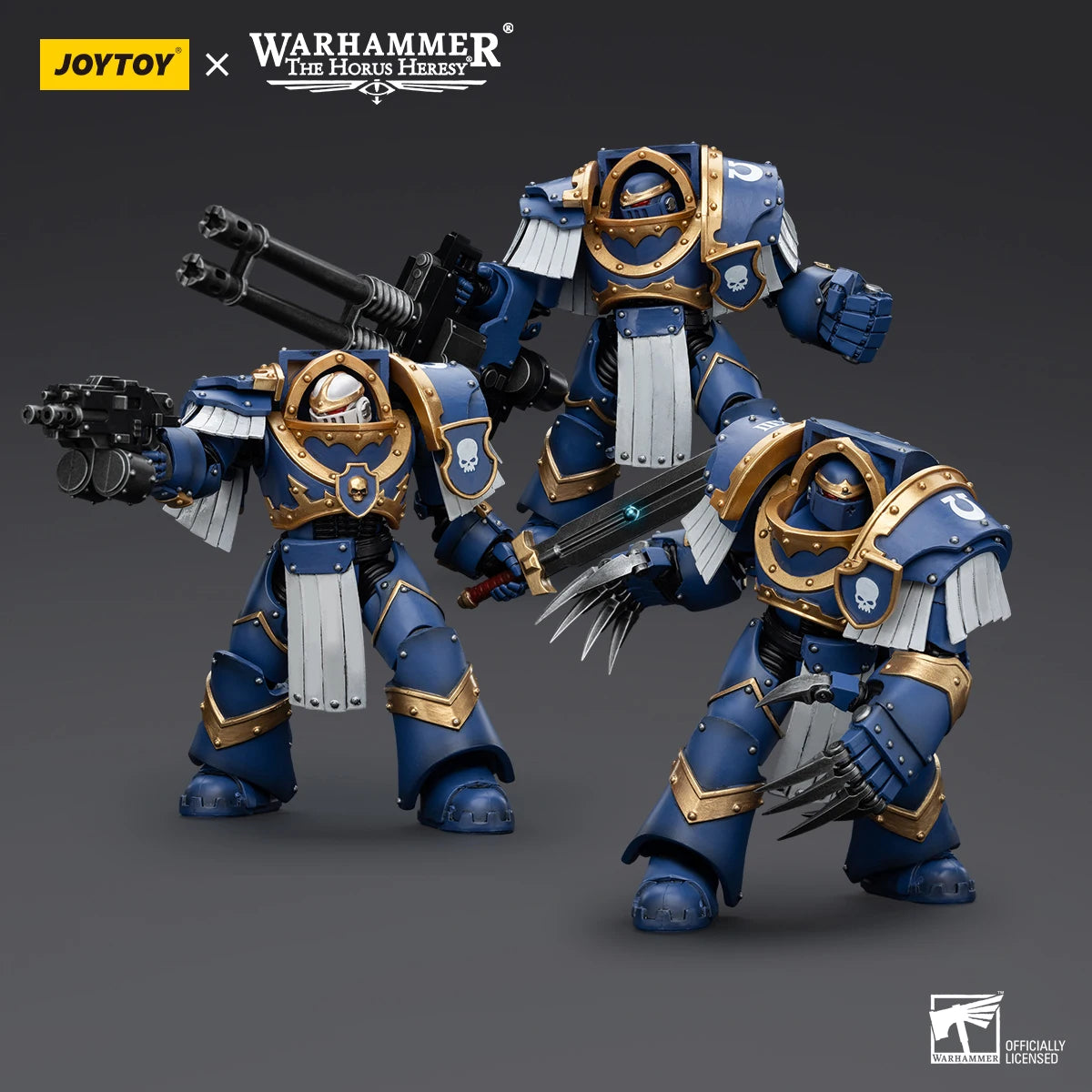 JOYTOY Warhammer 40K 1/18 Actionfigur Ultramarines Cataphractii Terminator Squad Anime Figuren Spielzeug Modell