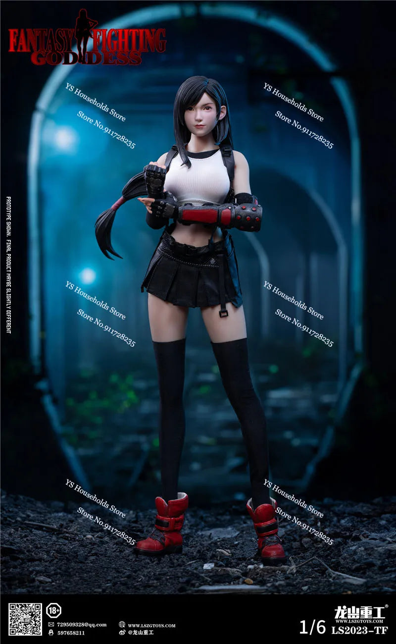 LS2023-TF 1/6 Богиня на фентъзи момичето Тифа екшън фигурка игра серия готин красив войник 12" пълен комплект фигурки подаръци колекции
