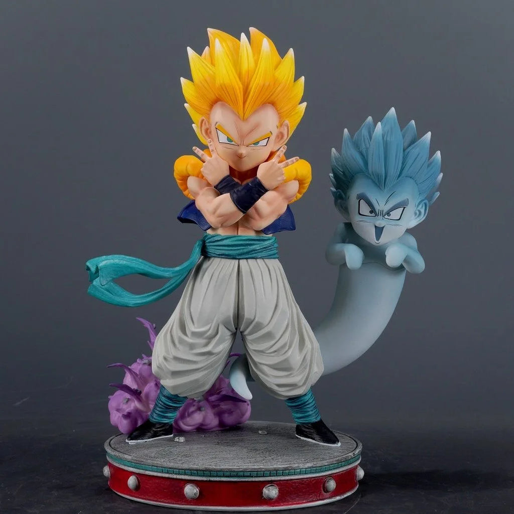 Dragon Ball Figuren Super Saiyan Gotenks Anime Nebenfigur Ghost Squad Modell Statue Sammlung Dekoration Spielzeug Geschenke