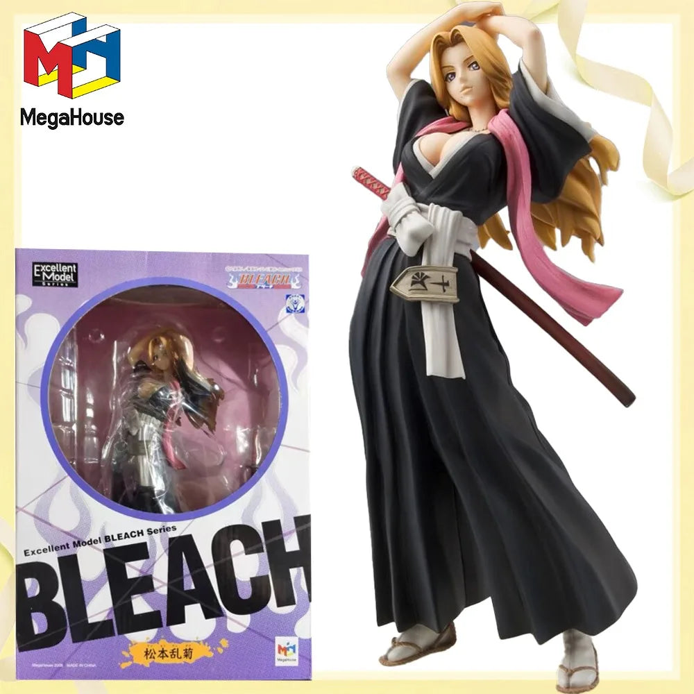 100% Original Genuine MegaHouse Matsumoto Rangiku  Anime Figure  Model Decoration Character Collection Toy Birthday  Gift