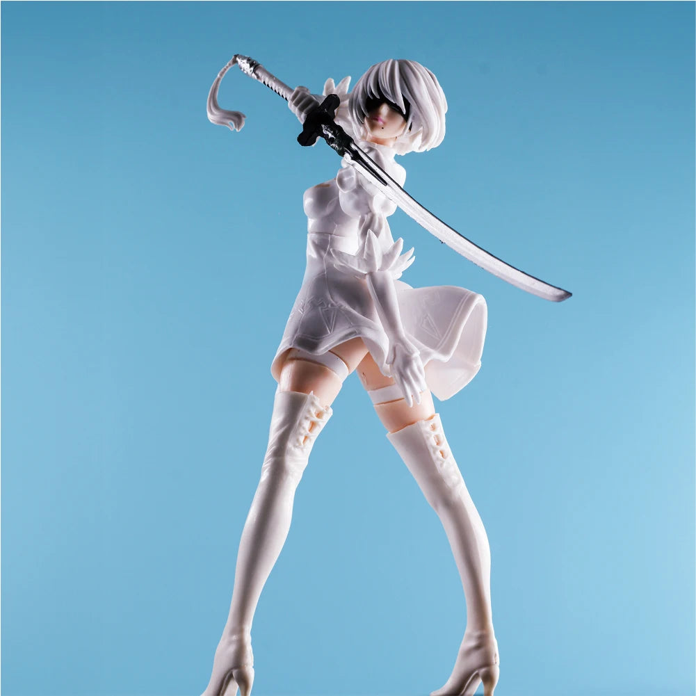 18CM Anime Nier:automata Ver1.1A 2B Yorha Nr. 2 Typ B Premium Chokonose Actionfigur PVC Modell Sammlerspielzeug Kindergeschenk