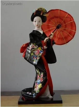 30cm Statuette Ethnic Japanese Geisha Dolls Kimono Dolls Belle Girl Lady Collection Home Decoration Miniature Figurines