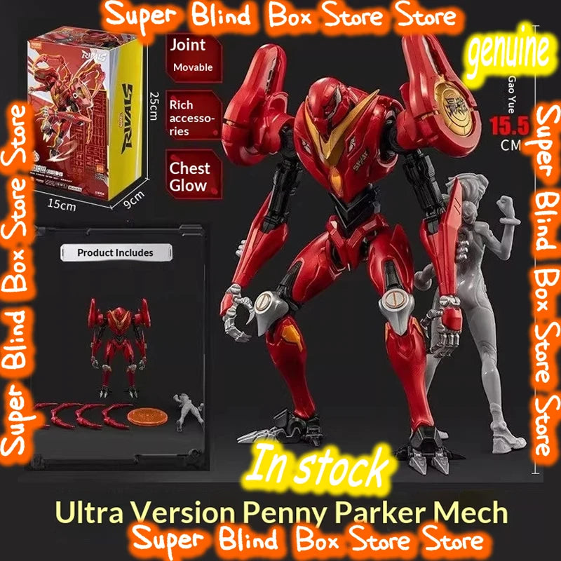 Blokees Action Figure Marvel Rivals Peni Parker Her Mech Champion Class Beyond Edition Plastic Model Kits With 71 Movable Joints