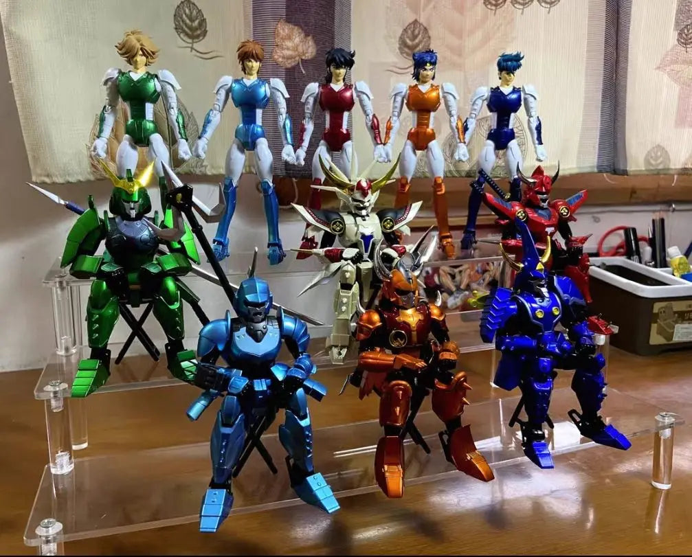 Original in Stock Sentinel Yoroiden Samurai Troopers Ronin Blaze Flame God Anime Figure Collection Model Dolls Action Figure