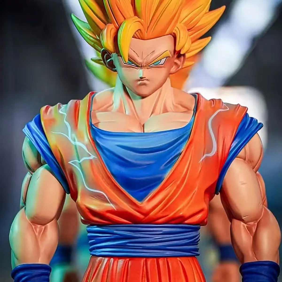 JT Statue Dragon Ball Z SSj1 Ssj2 Goku Figure Son Goku Super Saiyan Action Figures 30cm/11.81inch Collection Model Toys Gifts