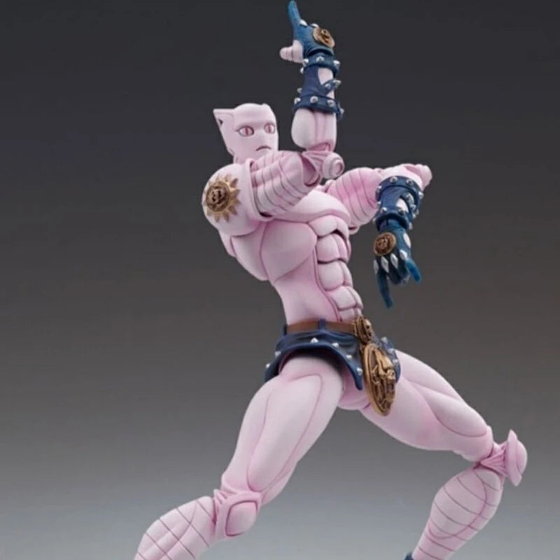 Jojo'S Bizarre Adventure Jojo Kira Yoshikage Killerqueen Anime Action Figurines Fashion Desktop Ornament Boy Toy Surprise Gifts
