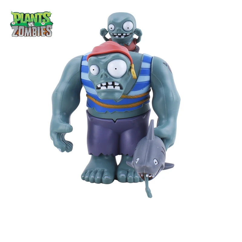 Anime Figures Plants vs. Zombies Toys Giant Zombie Surfing Zombies Crazy Dave Game Model PVZ Dolls for Children Christmas Gifts