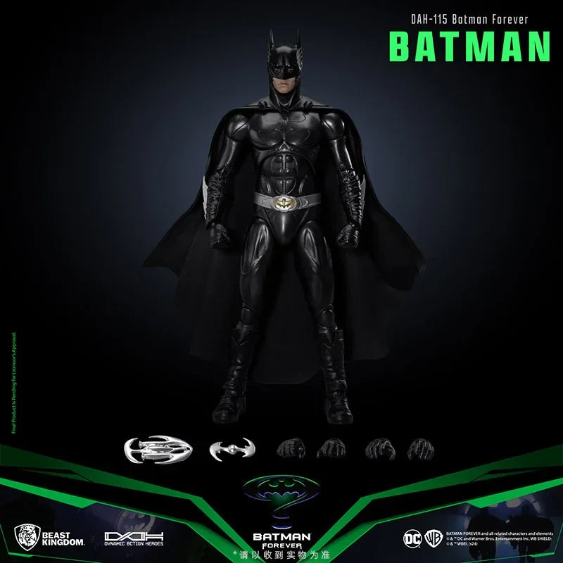 Оригинална фигурка на Beast Kingdom, DC Bell Keaton Pattinson, нова фигурка на Batman, подвижна колекционерска фигурка, модерна играчка, подарък, на склад