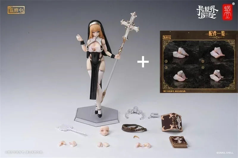In Stock Snail Shell Succubus Lustia RPG-01 Muse Asdo RPG-02 Nun Sister 1/12 Anime Action Figure Model Toys Gifts