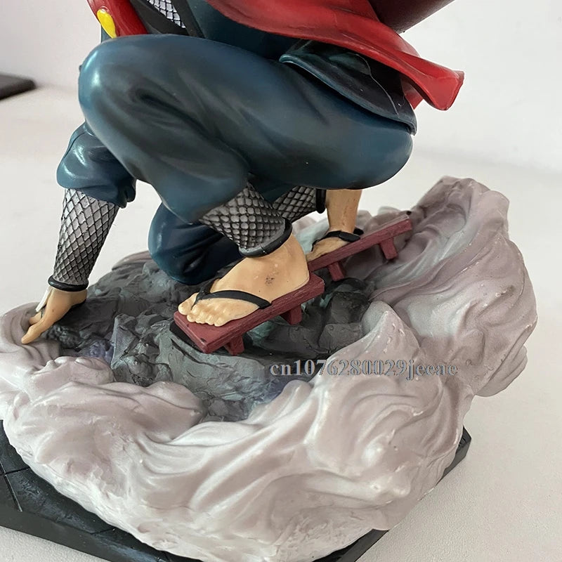 GK Naruto Jiraiya Action Figure Anime Shippuden Ninja Hama Sennin Statue With Shima Fukasaku Frog Toy Model Toy Collectible Gift