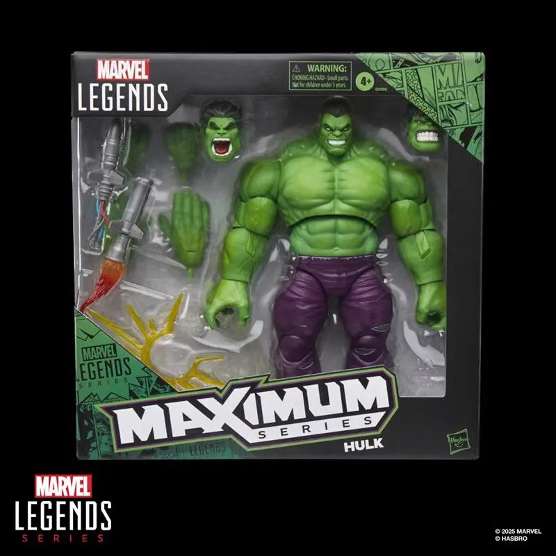In Stock Marvel Legends The Hulk Maximum Series 1/12 Action Figure Jointed Movable Doll Desktop Collectible Figurine Toys Gift