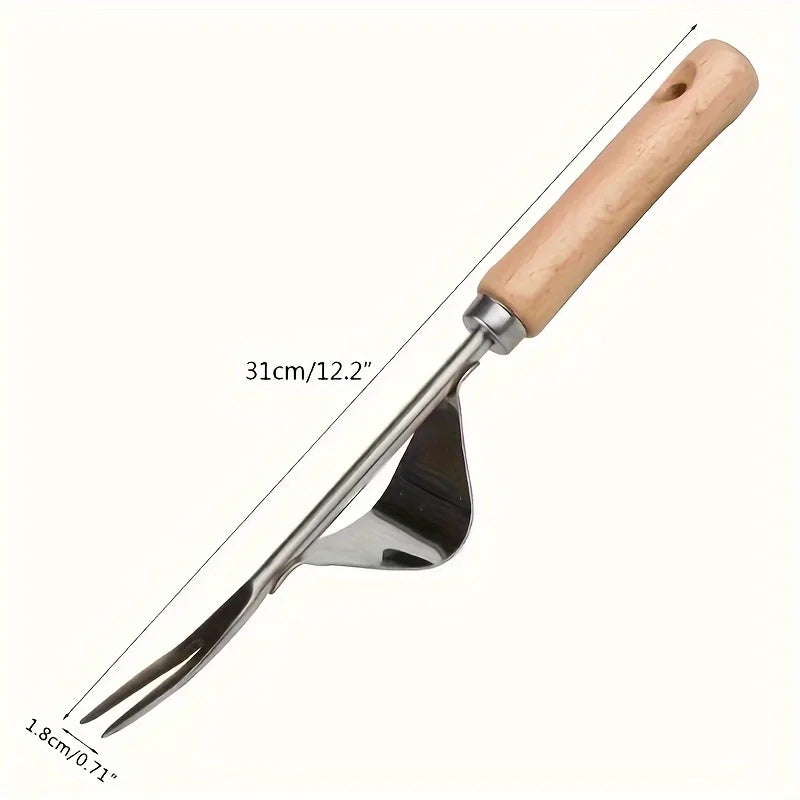 Stainless Steel Gardening Weeder, Weed Puller, Vegetable Digger, Soil Loosener, Garden Shovel, Weeding Tool