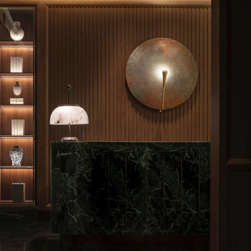 Cosmic wall lamp Cosmic wall Light for living room Corridor Aisle Background bedroom bedside wall lamp Artistic round disc lamp