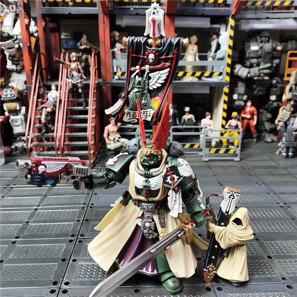【MT】JOYTOY 1/18 Action Figure Warhammer 40K Dark Angels  Master Azrael Anime Toys Christmas Gift