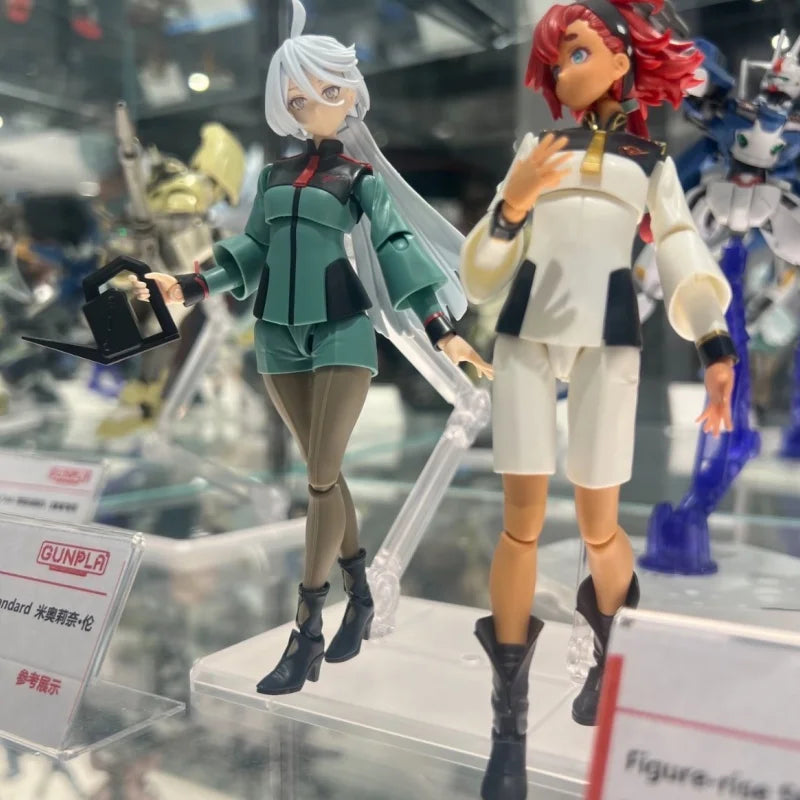 BANDAI  Genuine Figure-rise Standard Miorine Rembran Assembled Model Anime Action Figures Assemble Model Toys For Gifts Original