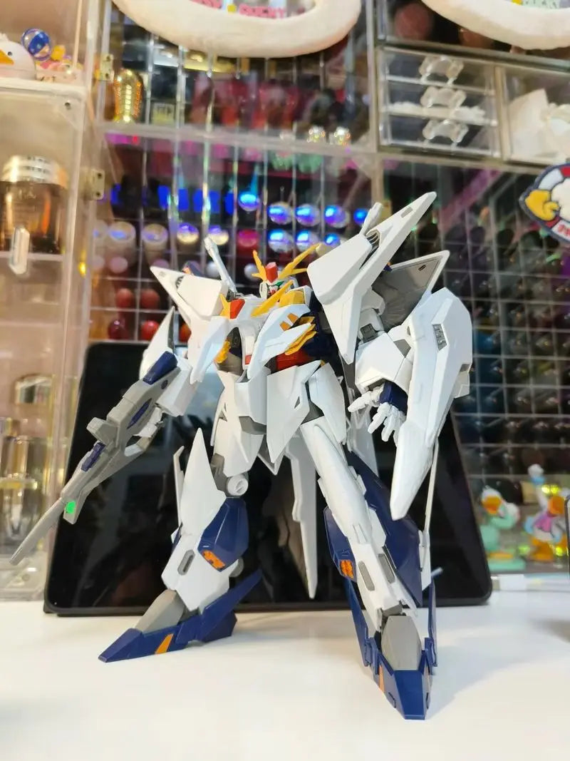JUJIANG HG RX-105 XI 1/144 Scale Assembly Model Kit Action Figure Robot Toy for Hobbyists And Kids Plastic Model Collection Gift