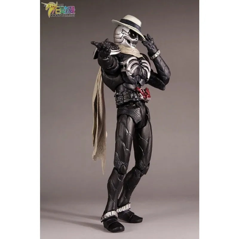 BANDAI Original S I Cseries Movable Toys Kamen Rider W FangJoker Kamen Rider Skull Anime Action Figure Model Toys Gifts for Boys