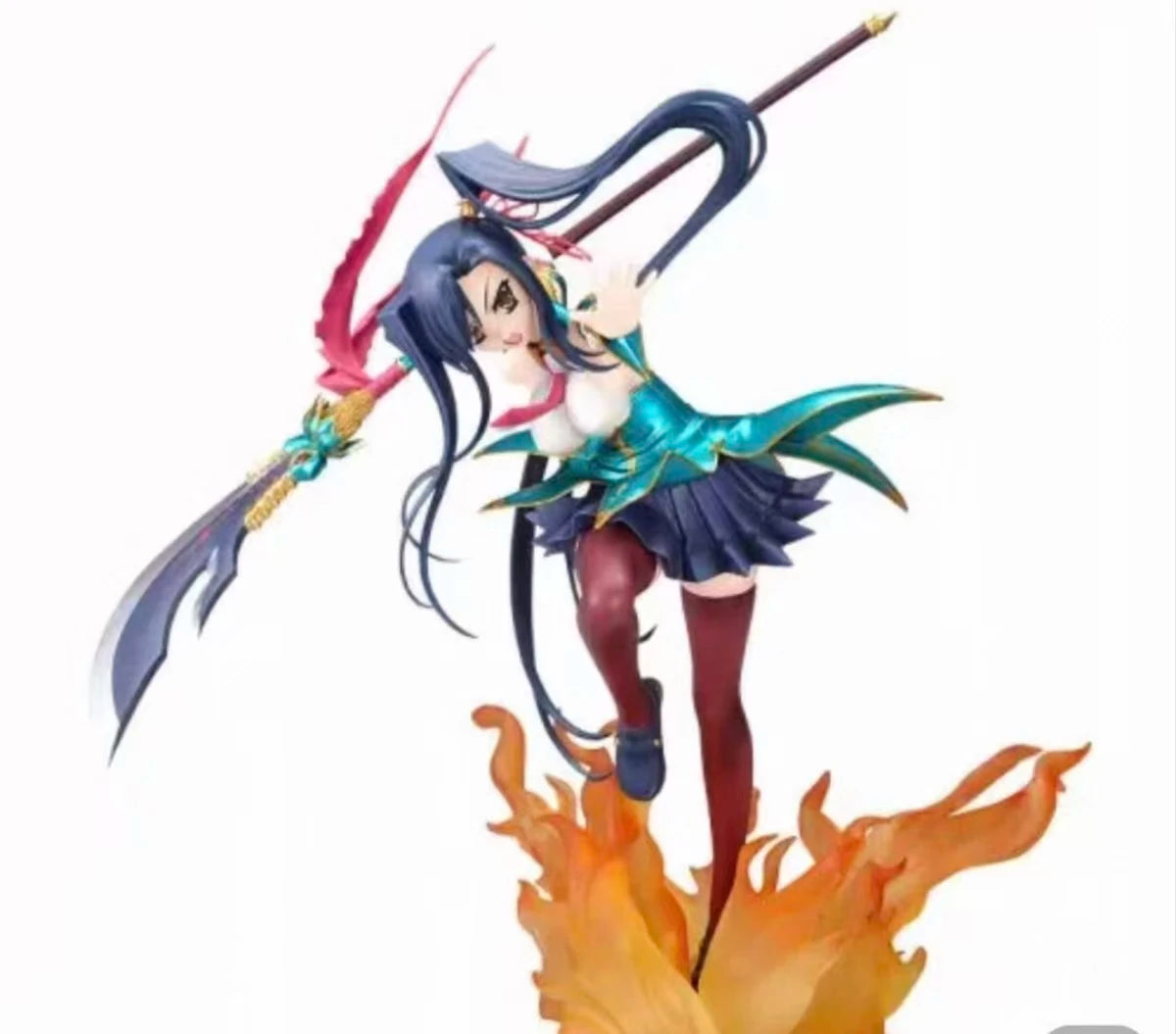 In Stock Original Shin Koihime Musou Kan'u Aisha Anime Action Figure Collection Model Toy Authentic Model CharacterToy Gift Doll