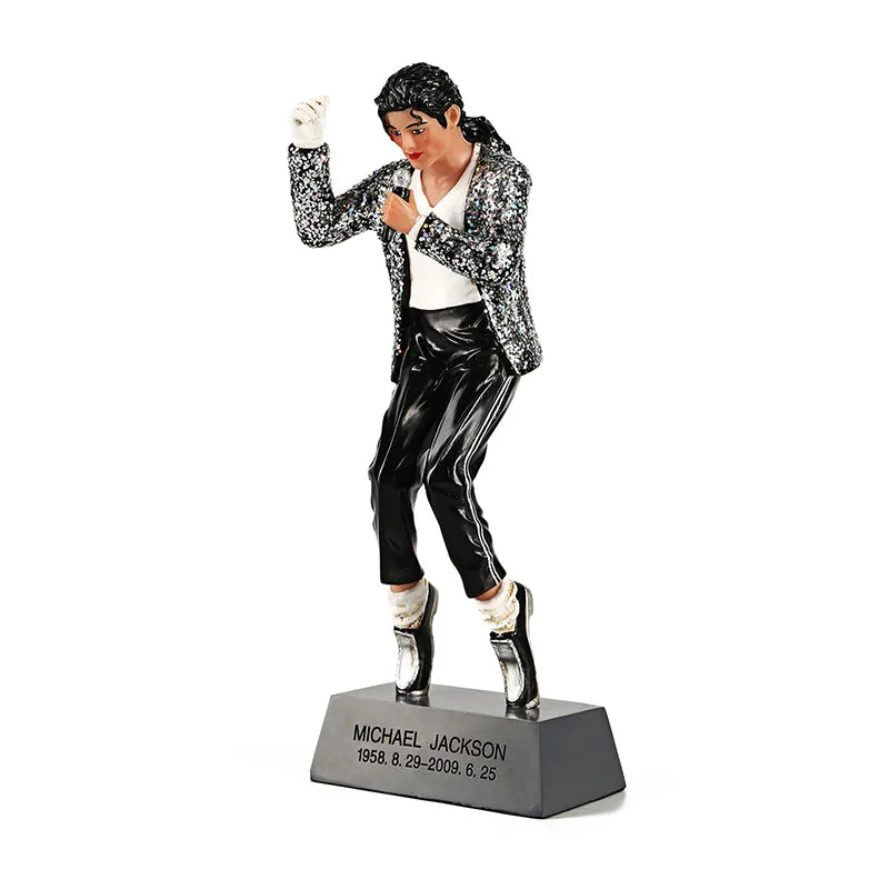 Dancer Michael Jackson Action Figure Simulation Portrait 20cm President Churchill Figurine Ornaments Room Decoration Model Toys