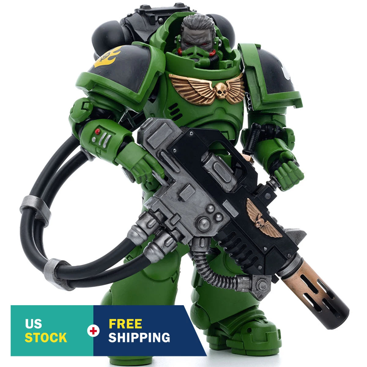 HIPLAY JOYTOY Salamanders Eradicators Sergeant Bragar Captain 1/18 Scale Action Figure