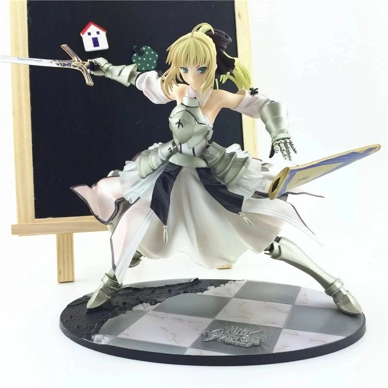 Fate/Stay Night Sexy Anime Figur The King White Saber Huke Ver. Sexy Figur The King SABER LILY Actionfigur Spielzeug