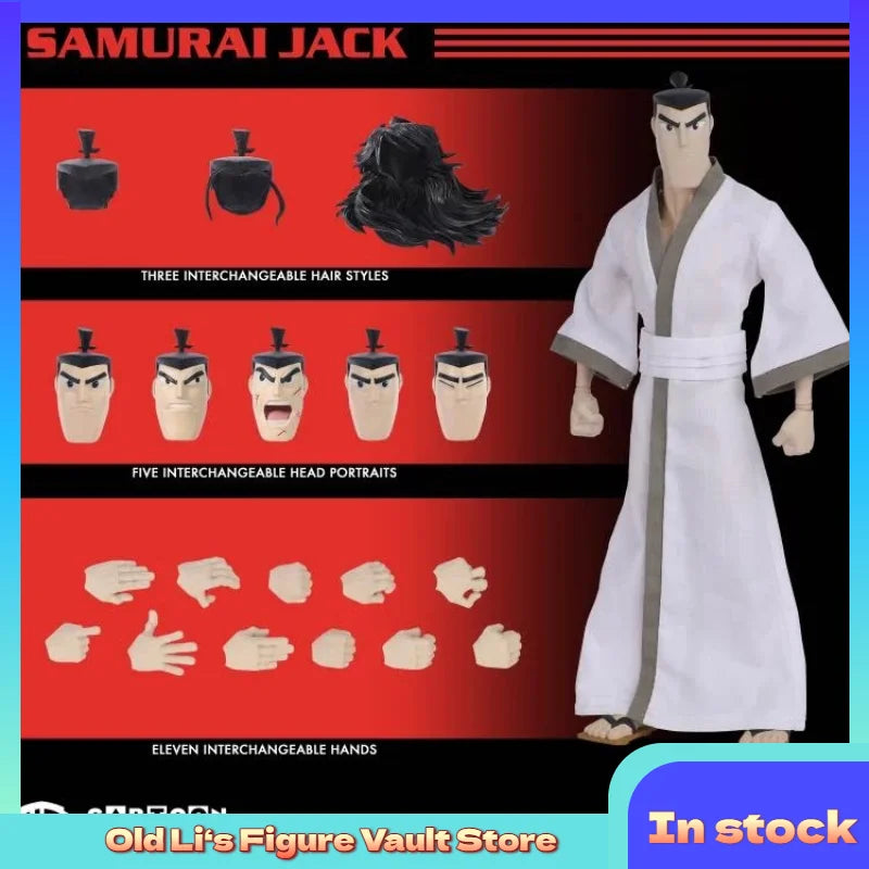 In Stock Action Figure Mezco Ant One:12 Samurai Jack Action Figure Toy Collection Gift