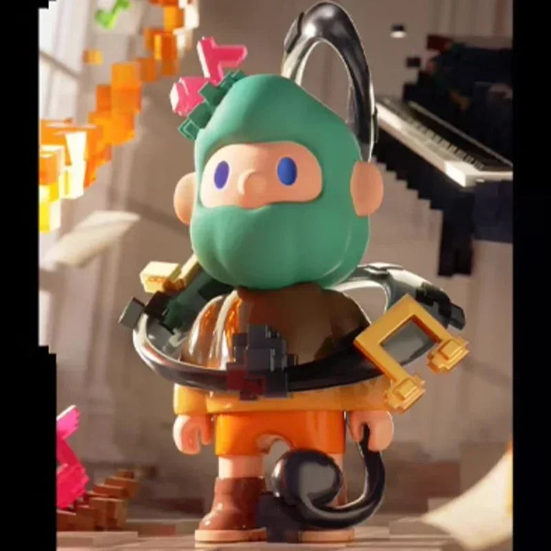 Finding Unicorn FARMER BOB Next Generation Pixel Universe Series Blind Box Toys Kawaii Anime Action Figure Surprise Mystery Box