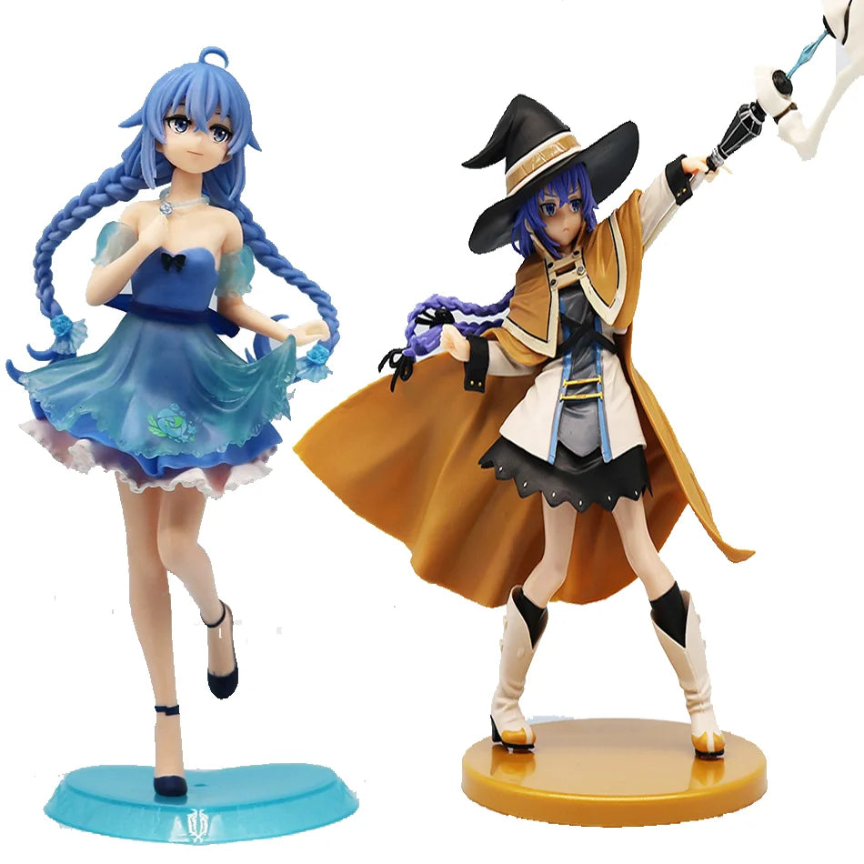 The 20cm/25cm Magician Roxy Migurdia flower Action Figure Mushoku Tensei：Jobless Reincarnation Anime Figure PVC