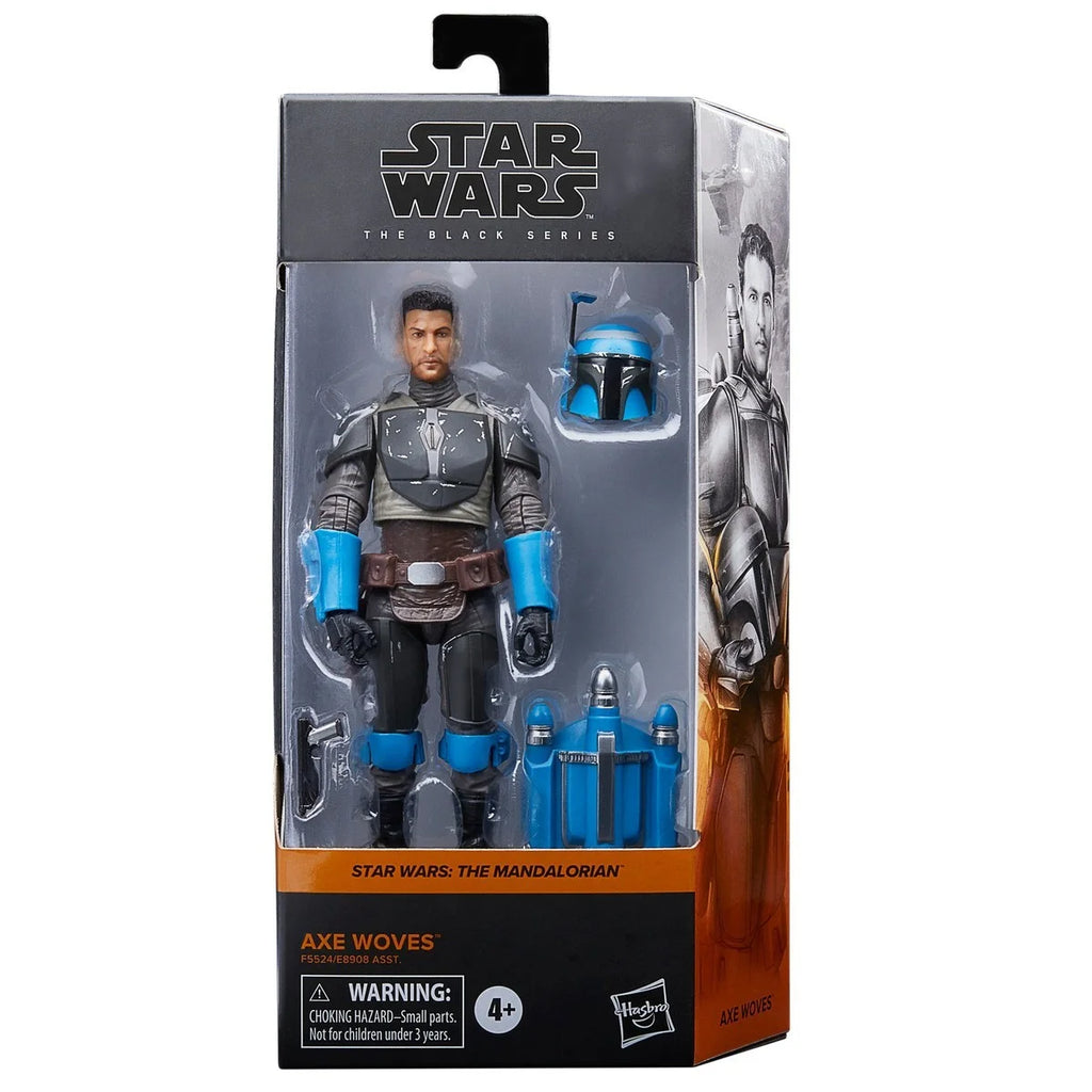 Original 6 Inch Star Wars The Black Series The Mandalorian Axe Woves Action Figure Toys Collection