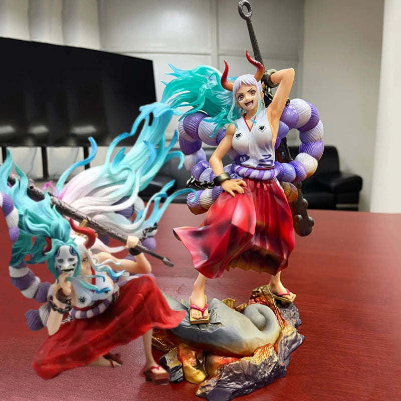 Cartoon Wano Country Yamato Figure Action One Piece Pop Figures Yamato Figurine Island of Ghost Girl Statue 30.5cm Pvc Toys Gift