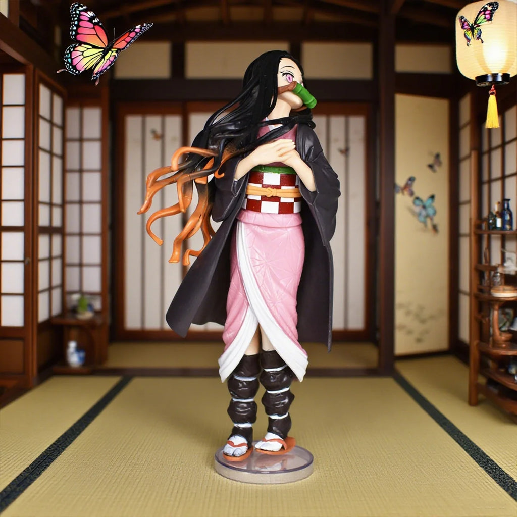 22 см/8,7 инча Аниме фигурка на убиец на демони Незуко Колекция фигурка Статуя Модел играчка Подарък