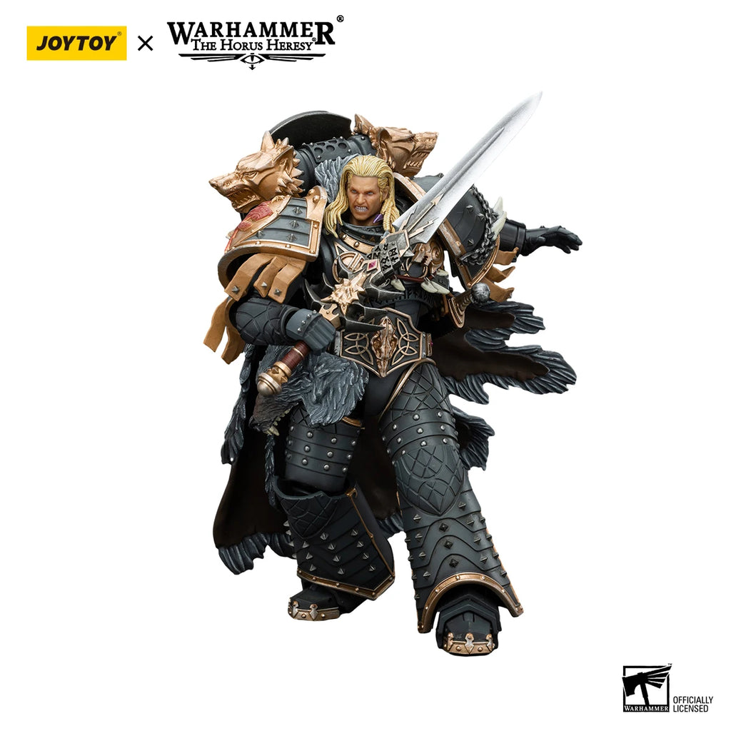 JOYTOY Warhammer 40K The Horus Heresy Space Wolves Leman Russ 1/18 Official Articulated & Collectible Model  Gift for Adult Fans