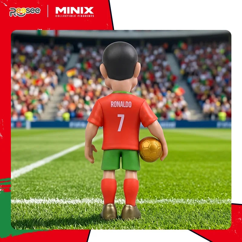 2026 Officially Licensed MINIX Cristiano Ronaldo Action Figure 12cm Portugal Soccer Star Collectible Doll Toy Football Gift