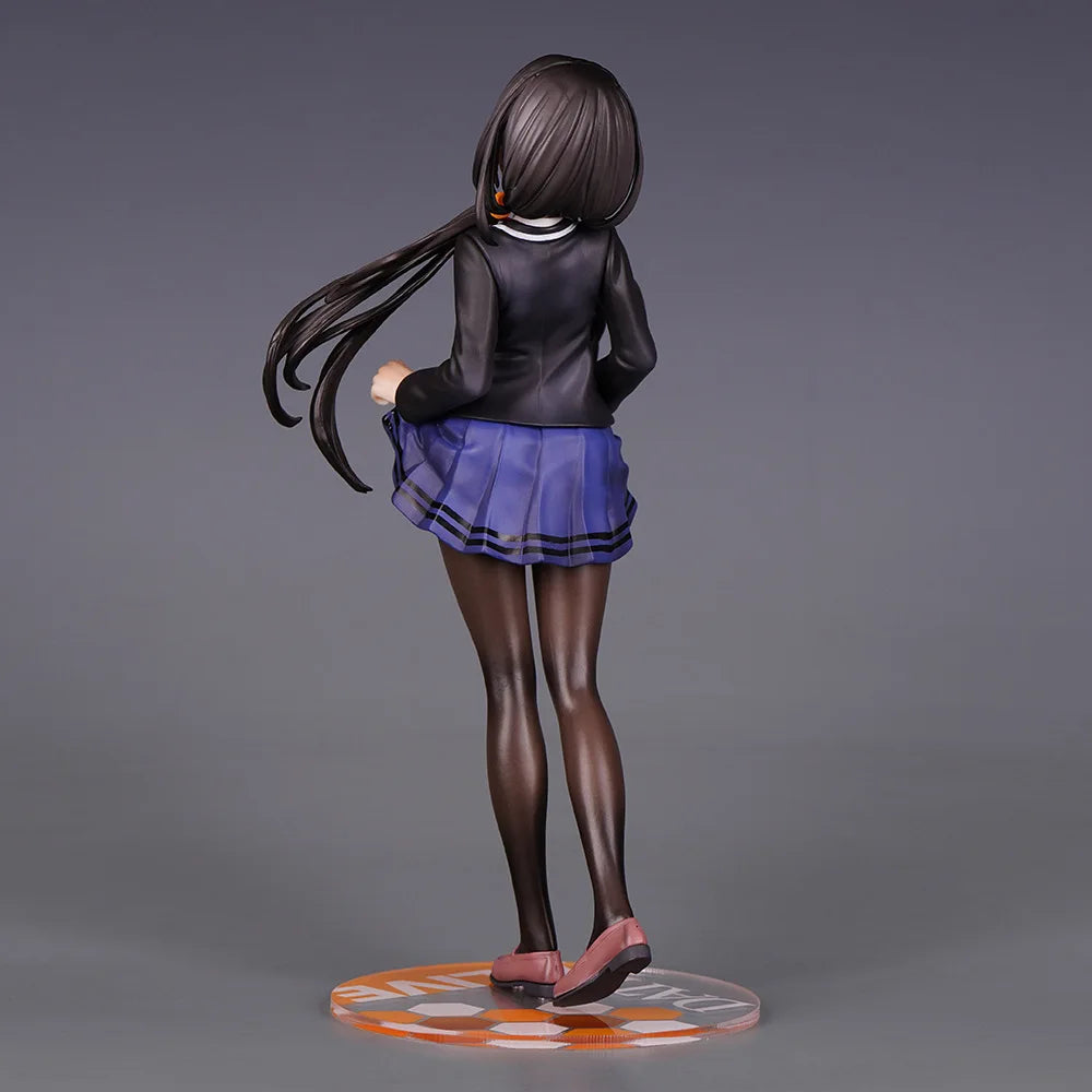 22cm Anime Tokisaki Kurumi Figures Gk Date A Live Figure Nightmare Kurumi Figurine School Uniform Model Collection Toys Dolls