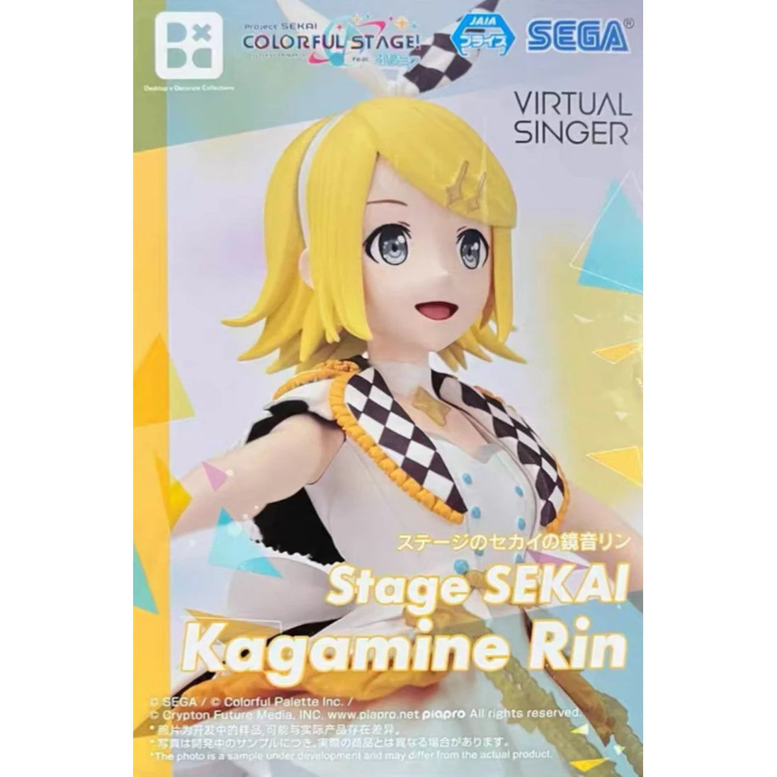 25cm Genuine SEGA DDC Hatsune Miku Project Sekai Kagamine Rin Kagamine Len Action Figure Model Toys Gift for Birthday