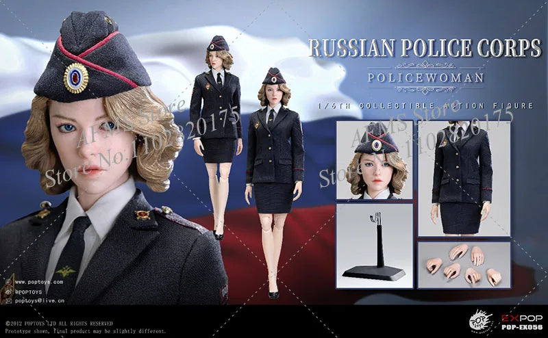 POPTOYS 1/6 EX055 Mounted Police Woman POPTOYS EX056 Policewoman of Ministry of Internal Affairs 12inch Action Figure Soldier
