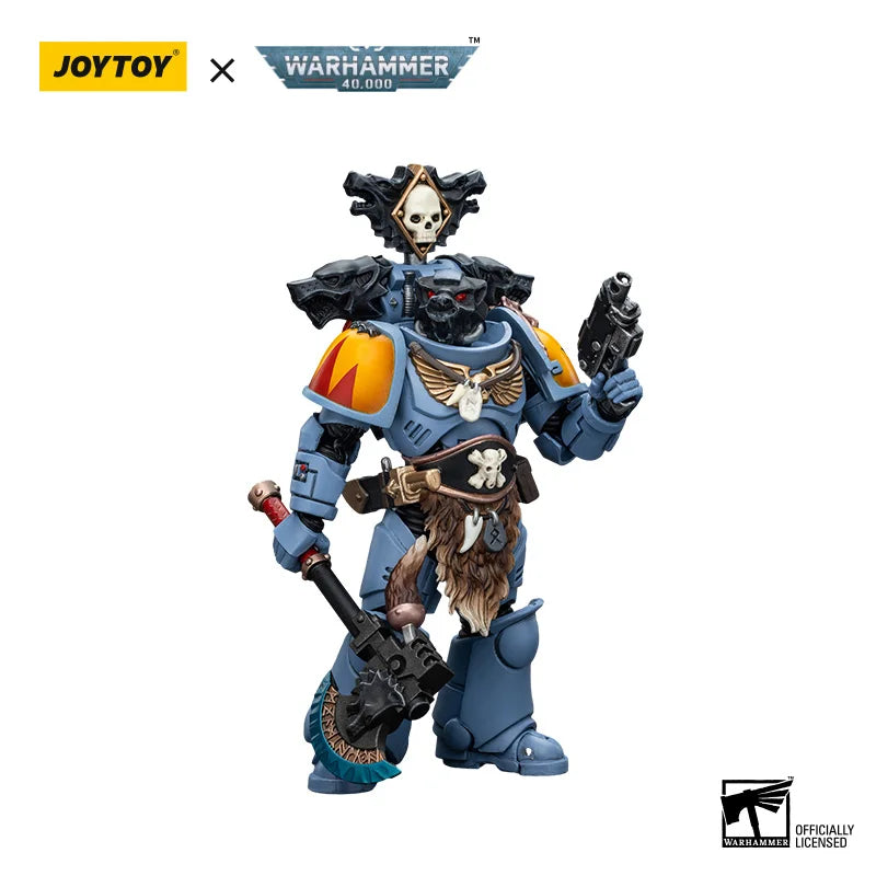 JOYTOY Warhammer 40k 1/18 Actionfiguren 11,7 cm Space Marines Space Wolves Claw Pack