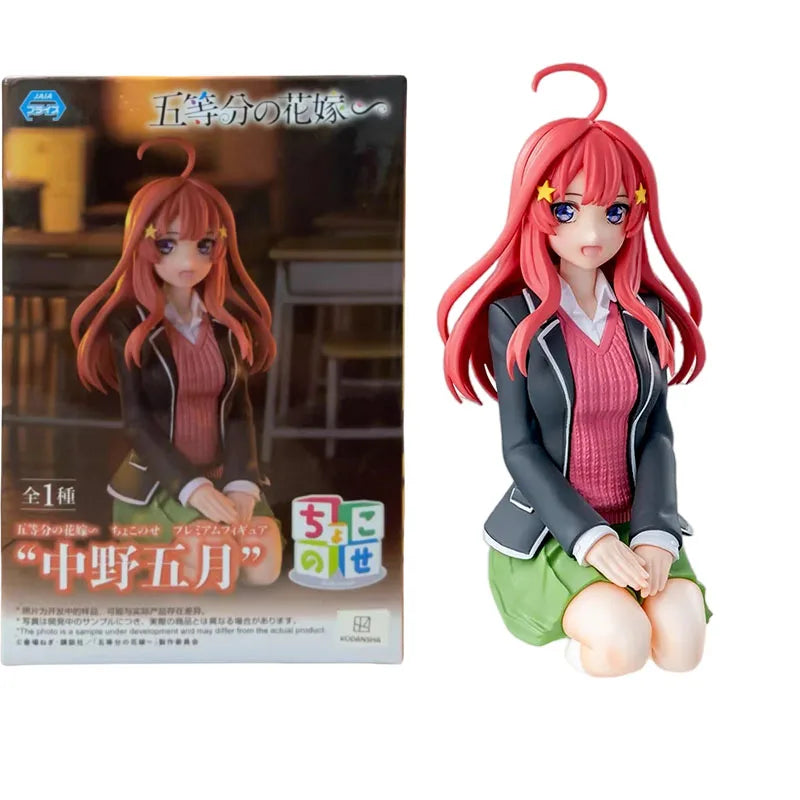 SEGA Genuine Premium The Quintessential Quintuplets Anime Character Nakano Miku Kids Christmas Gift Collection Action Toys Model
