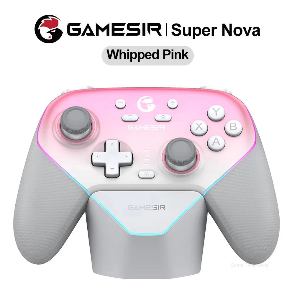 GameSir Super Nova Wireless Game Controller T4N Pro Gamepad Hall Effect Sticks Analog Triggers for PC Switch Android iOS
