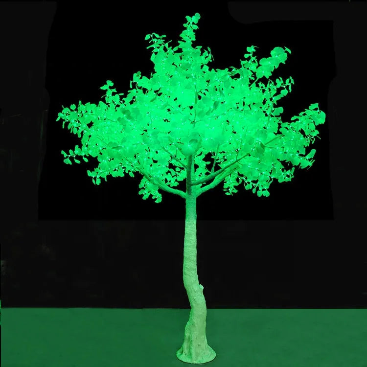 Wholesale Outdoor Landscape Decoration 13ft White RGB Ornament Luminous LED Christmas Flower Tree Light Garden Decoration