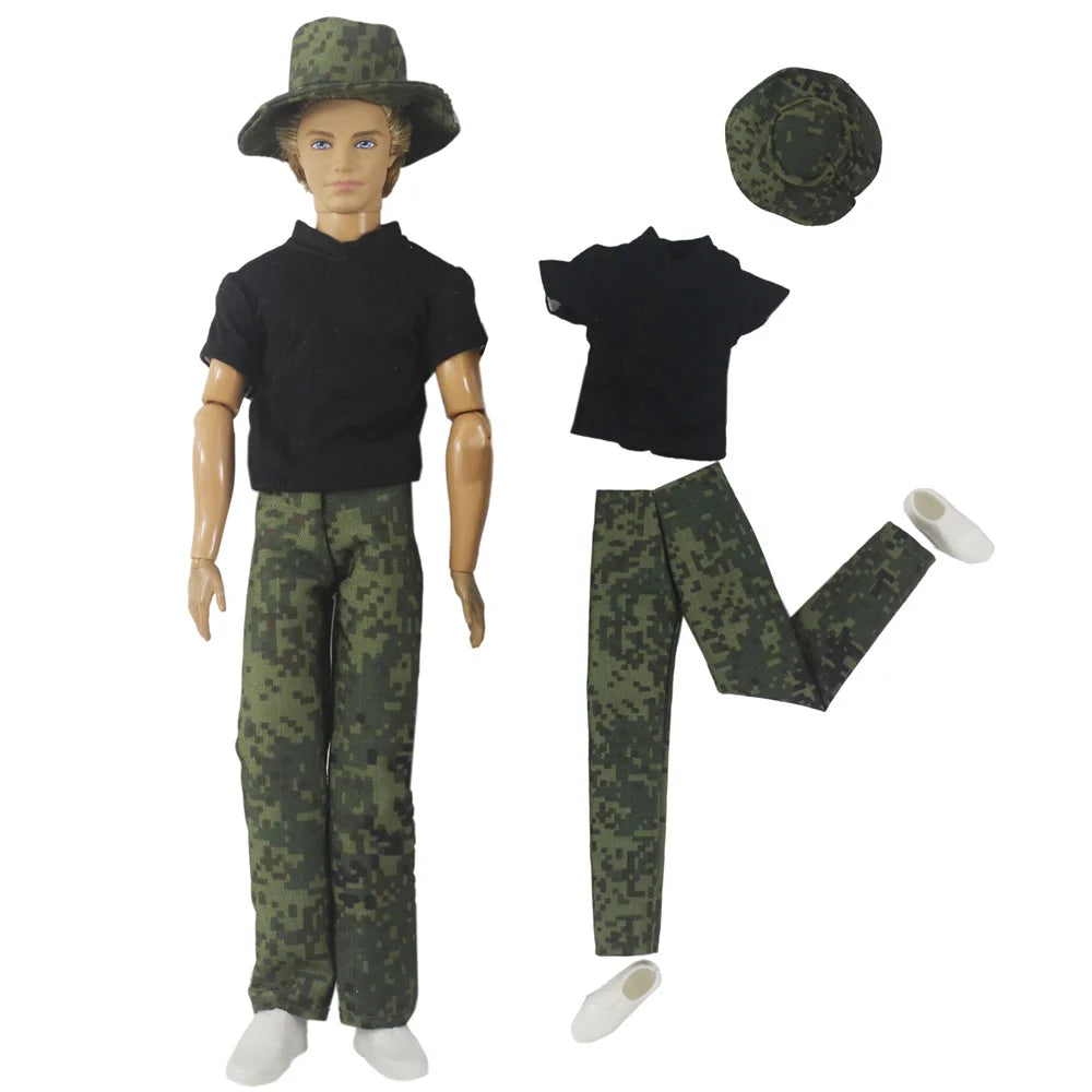 Doll Clothes Camouflage Clothes Outfit for 1:6 Scale 11.5 inch 30cm Doll Many Style for Choice Gifts for girls doll accessories