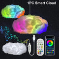 3D Thunder Cloud Led Night Light Usb Powered Led Cloud Ceiling Kit With Cotton Clouds Child Gaming Room Decoration 1M Rgb Strip