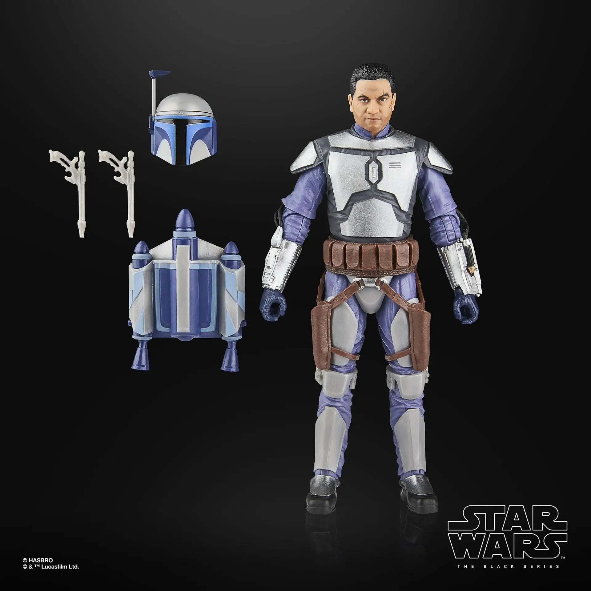 [In-Stock] Hasbro Star Wars The Black Series Jango Fett & Asajj Ventress (Bounty Hunter) 15cm Action Anime Figure Model Toys