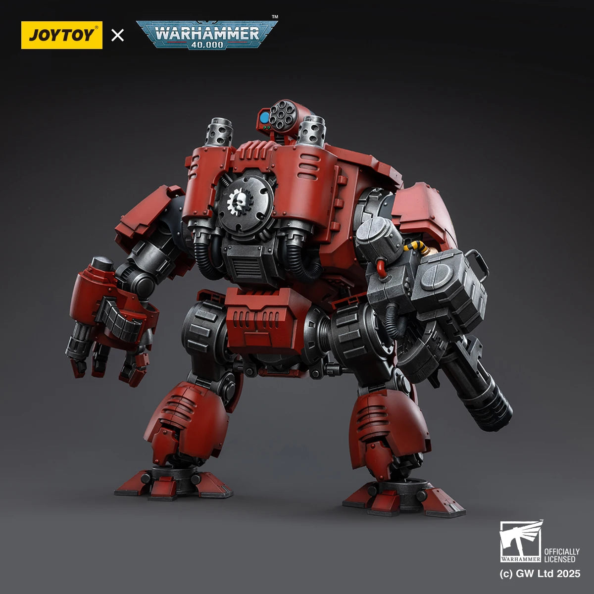 JOYTOY Warhammer 40K 1/18 Scale Blood Angels Redemptor Dreadnought Action Figure Model Toys For Collection